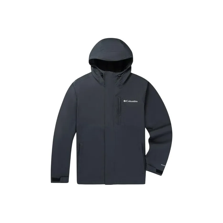 Columbia Waterproof And Warm Windbreaker Jacket Unisex Black