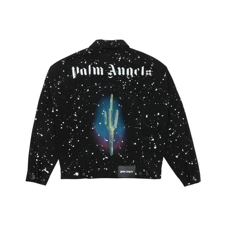 PALM ANGELS Черные Мужские Джинсовые Куртки