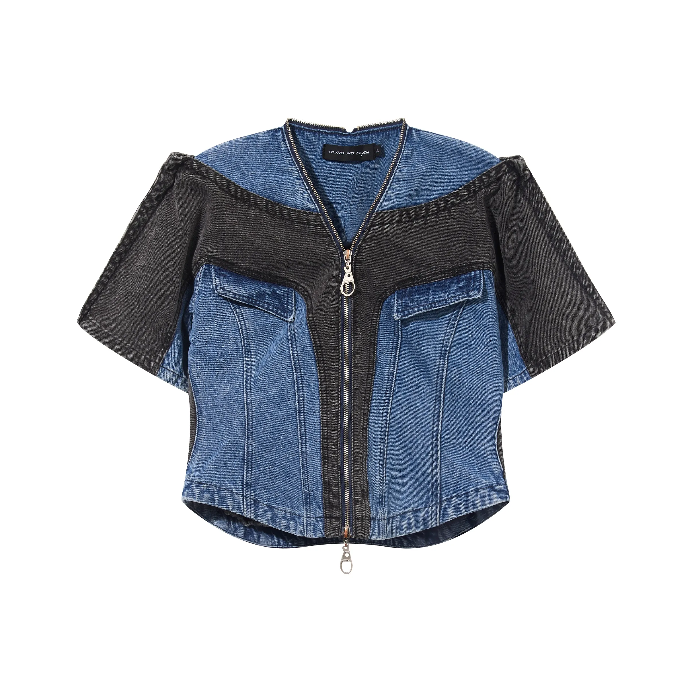 BLIND402 Синий Унисекс Куртки