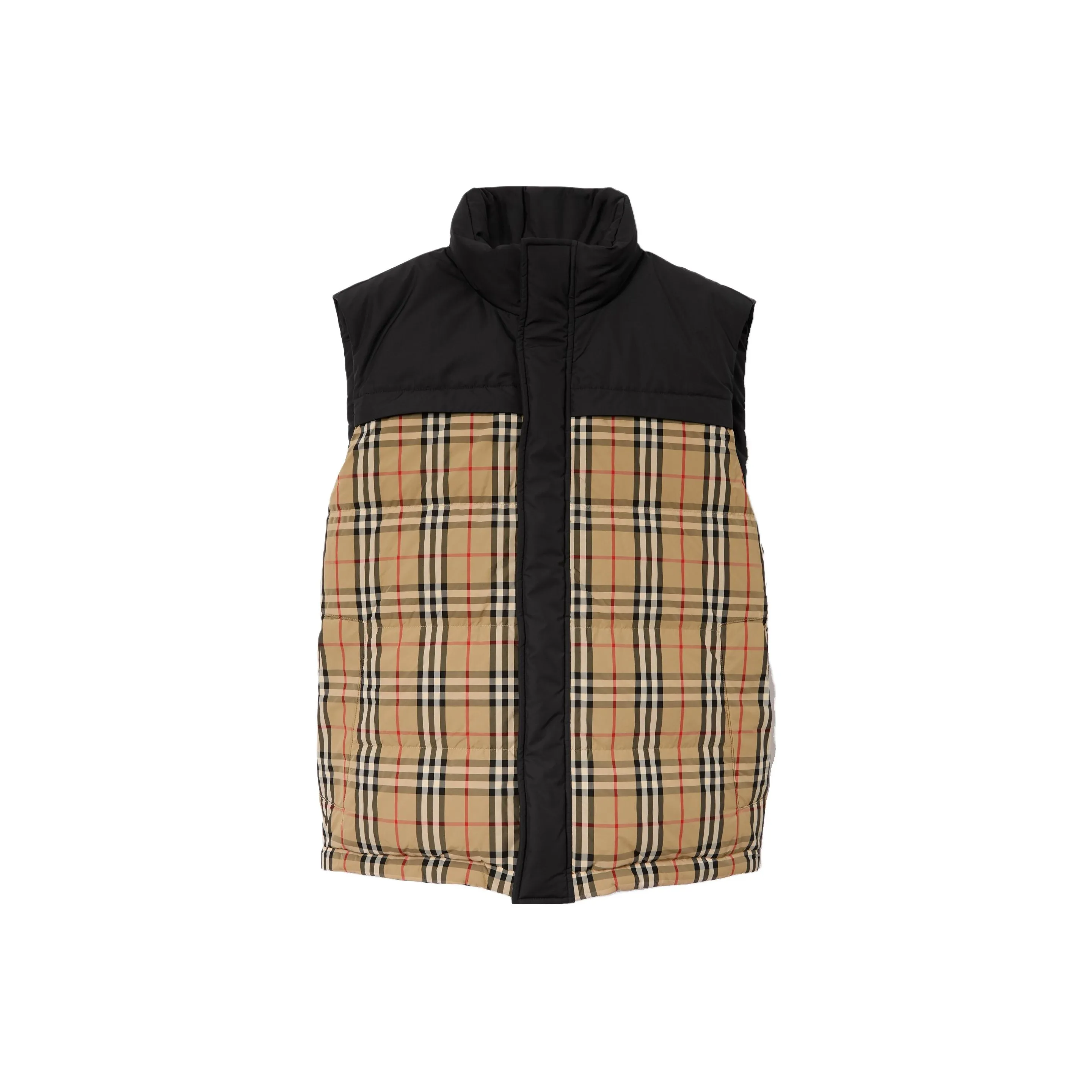 Burberry Check Panel Reversible Gilet