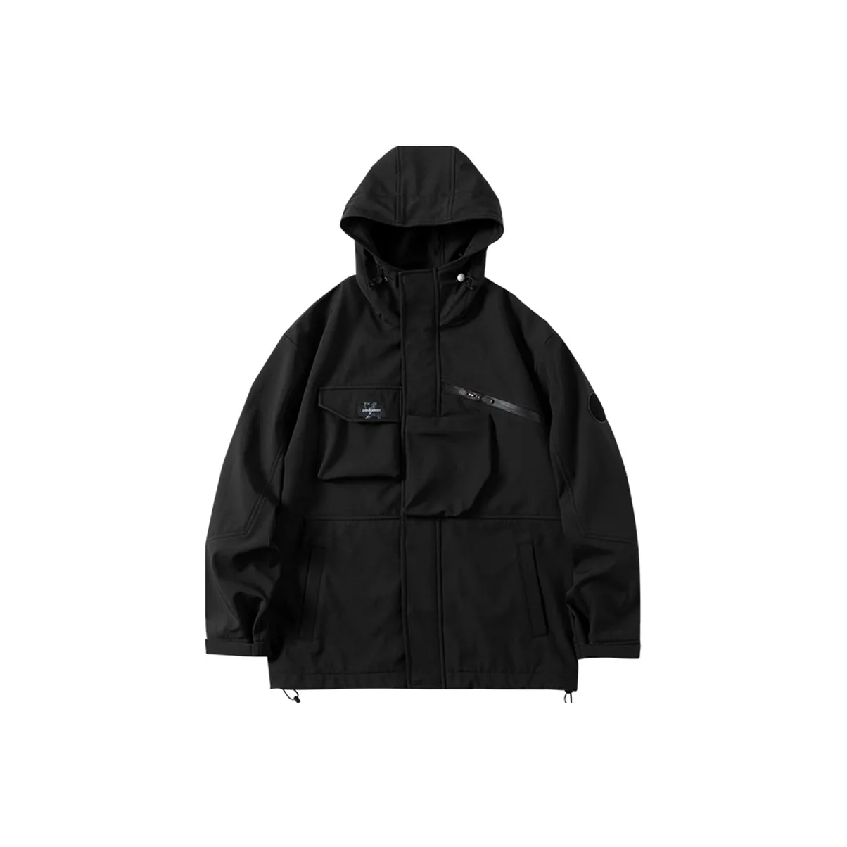 ENSHADOWER Теплоизоляционная ветровка унисекс черного цвета
