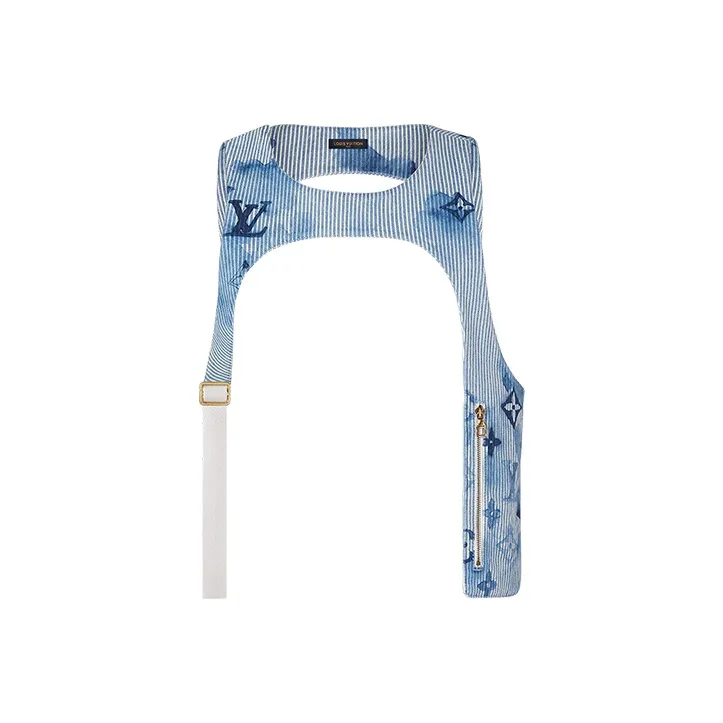LOUIS VUITTON New Quarterly Products Of LV Vest Men's Blue