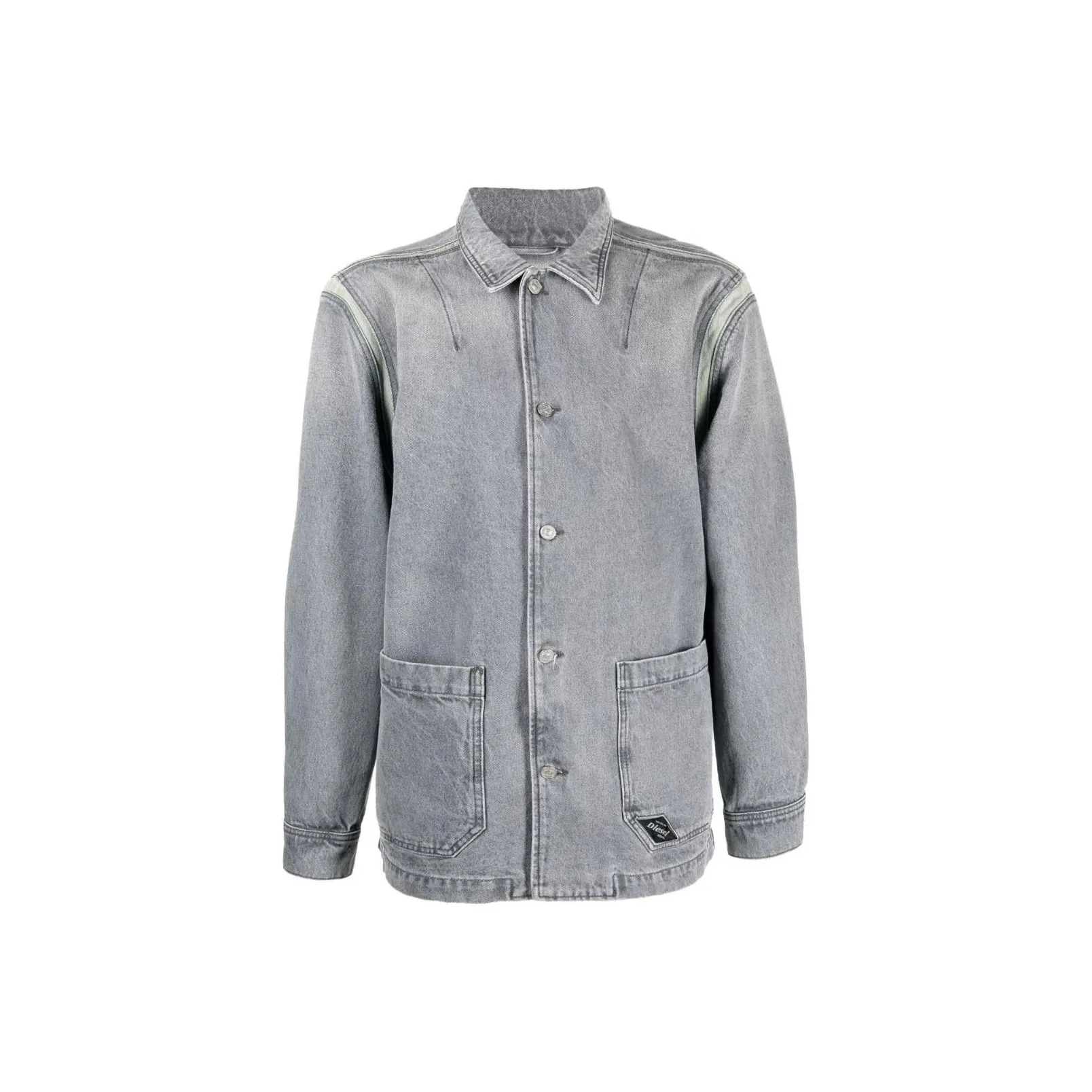DIESEL FW22 Denim Jacket Unisex Gray DIESEL FW22 Деним Куртка Унисекс Серый
