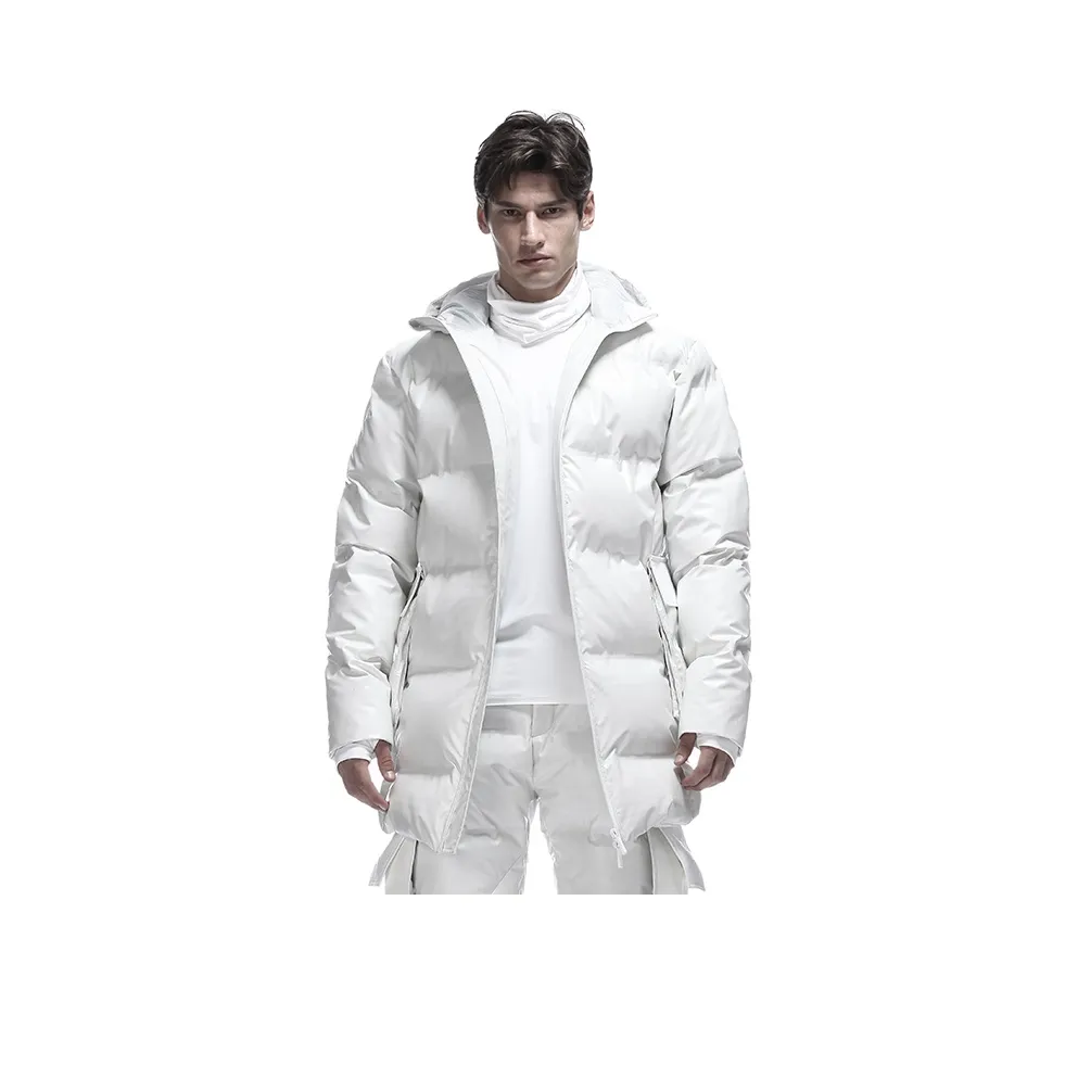NORVINCY Outdoor Cycling With Hood Thickened Cargo Jacket For Winter Unisex