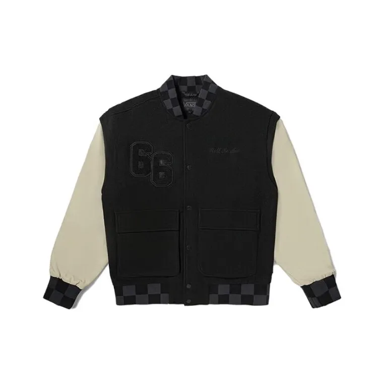 Vans CLUB BASEBALL Jackets Unisex Black