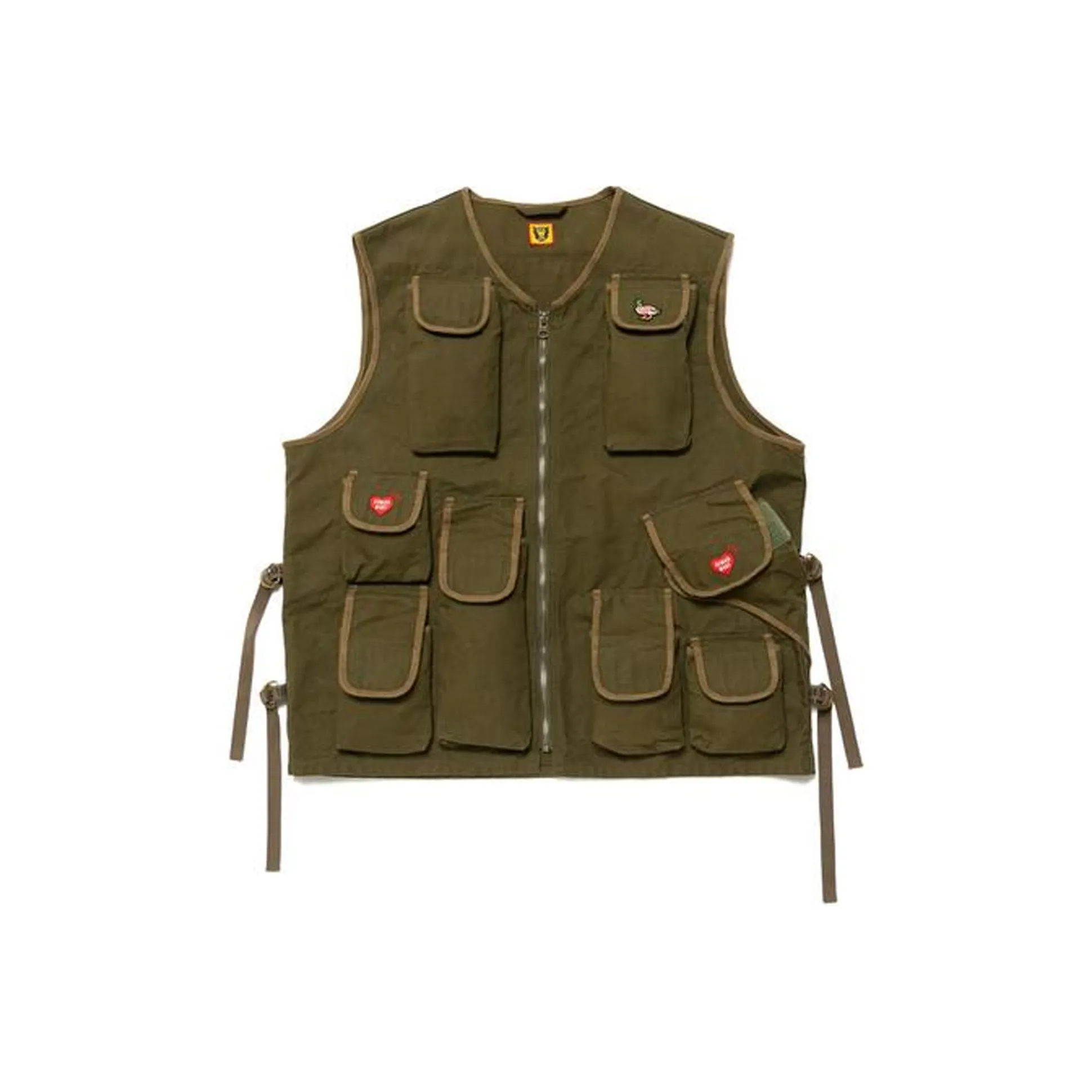 HUMAN MADE Vests Men's Brown