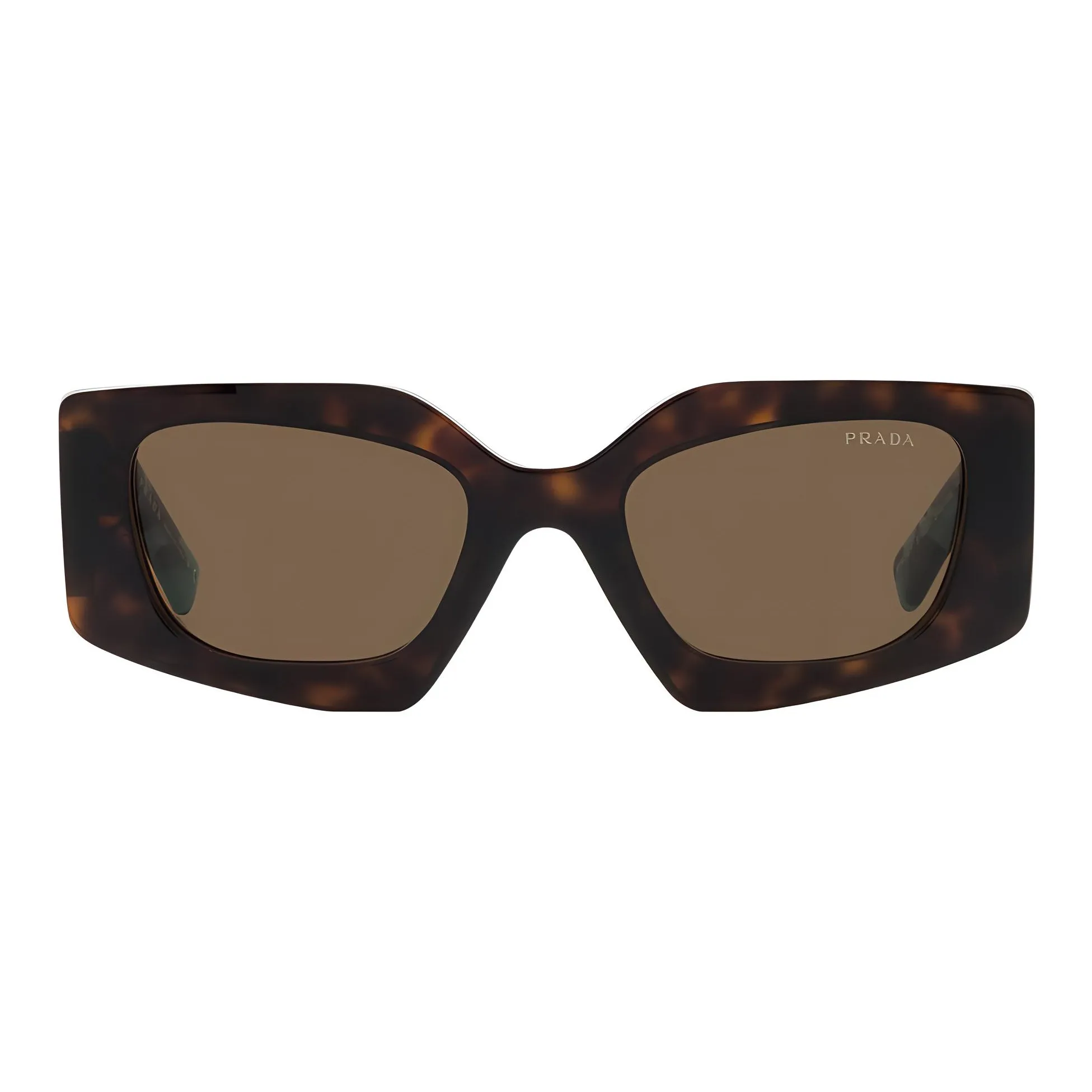PRADA Sunglasses Unisex Brown/Green
