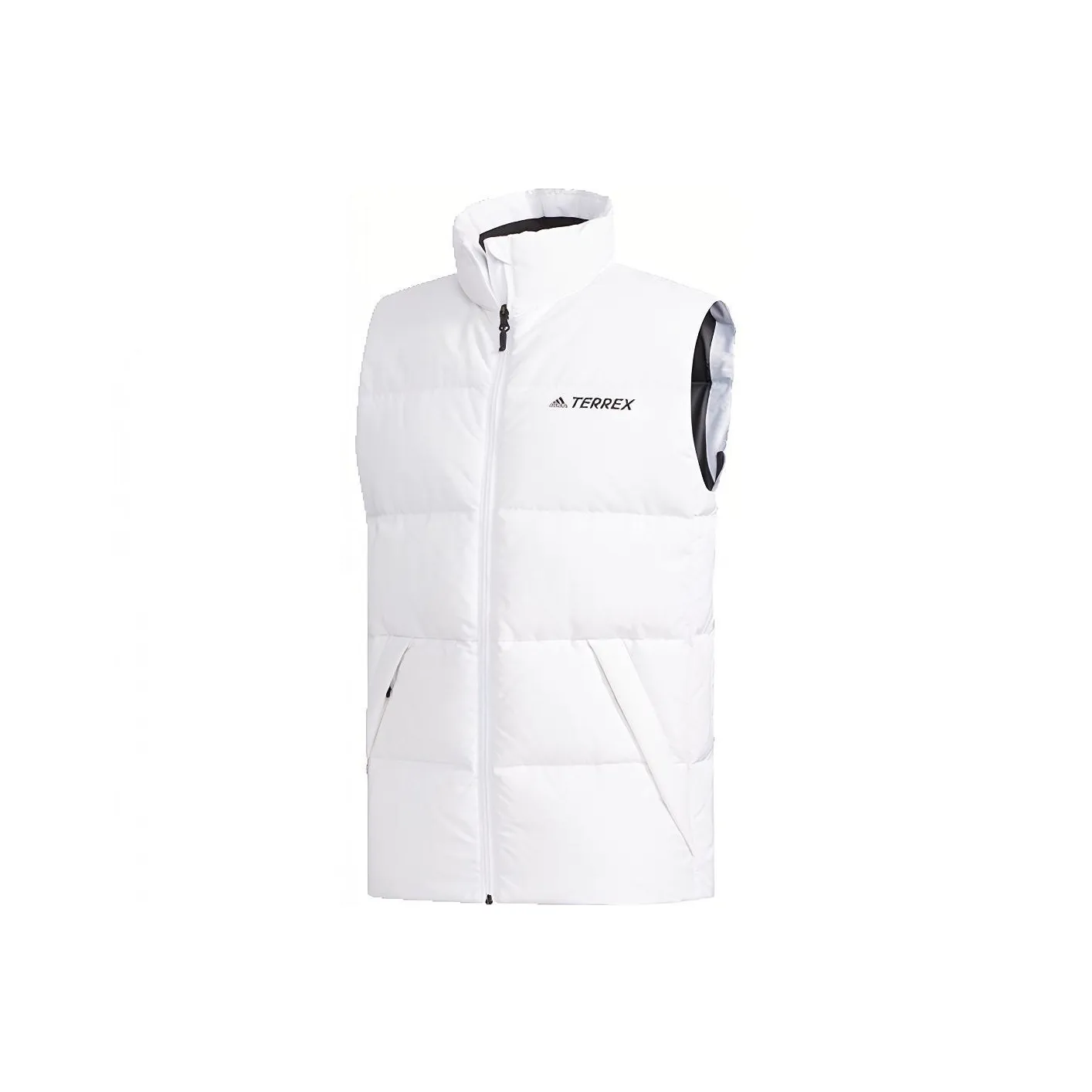 Adidas Белый Мужской Пуховый жилет