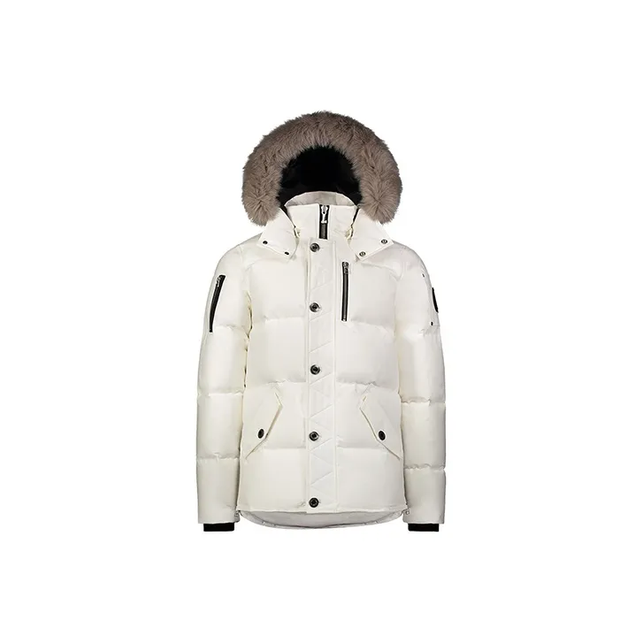 Moose Knuckles Down Jackets Men Milk White