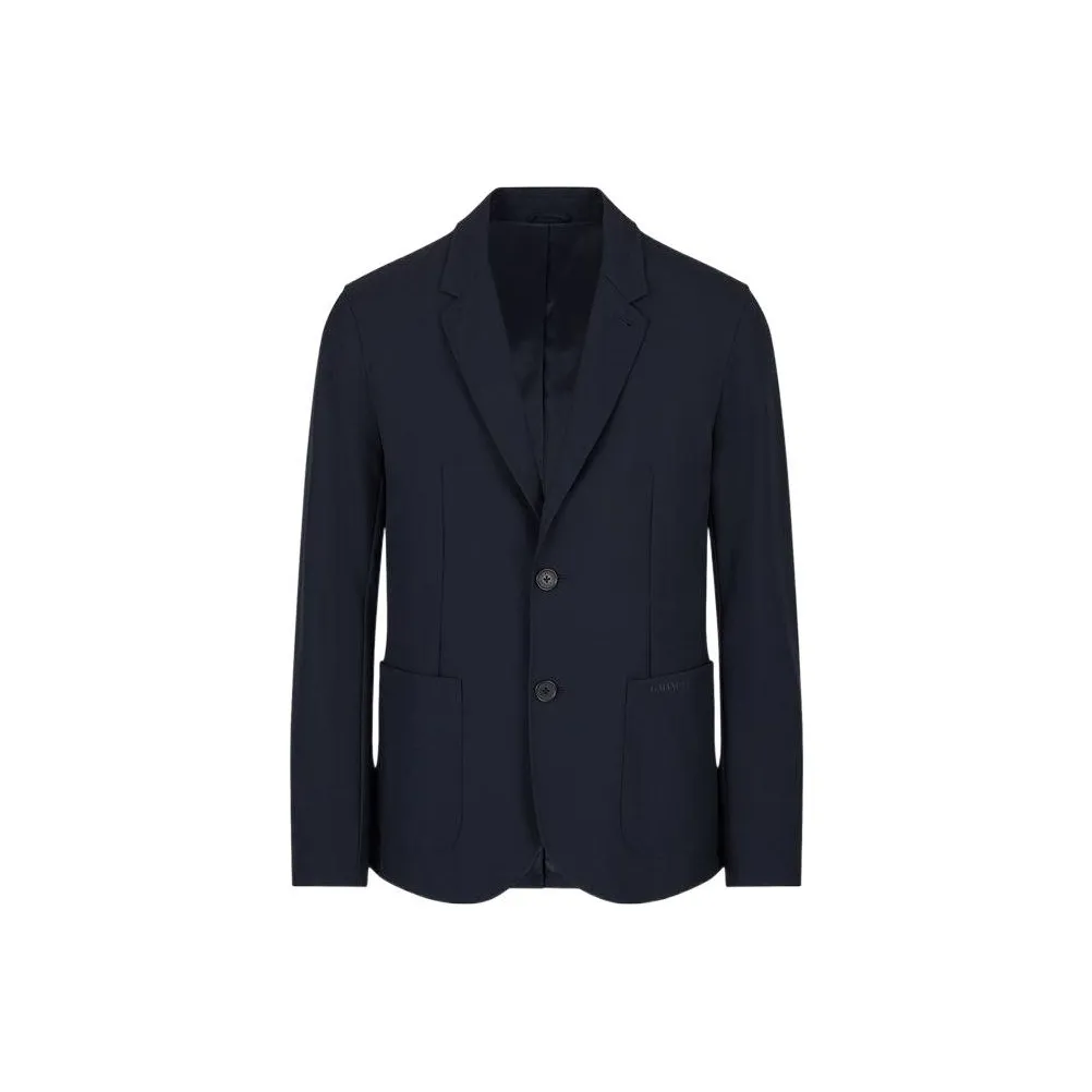 ARMANI EXCHANGEAE FW22 Бизнес-костюм Пальто Мужской Морской Синий