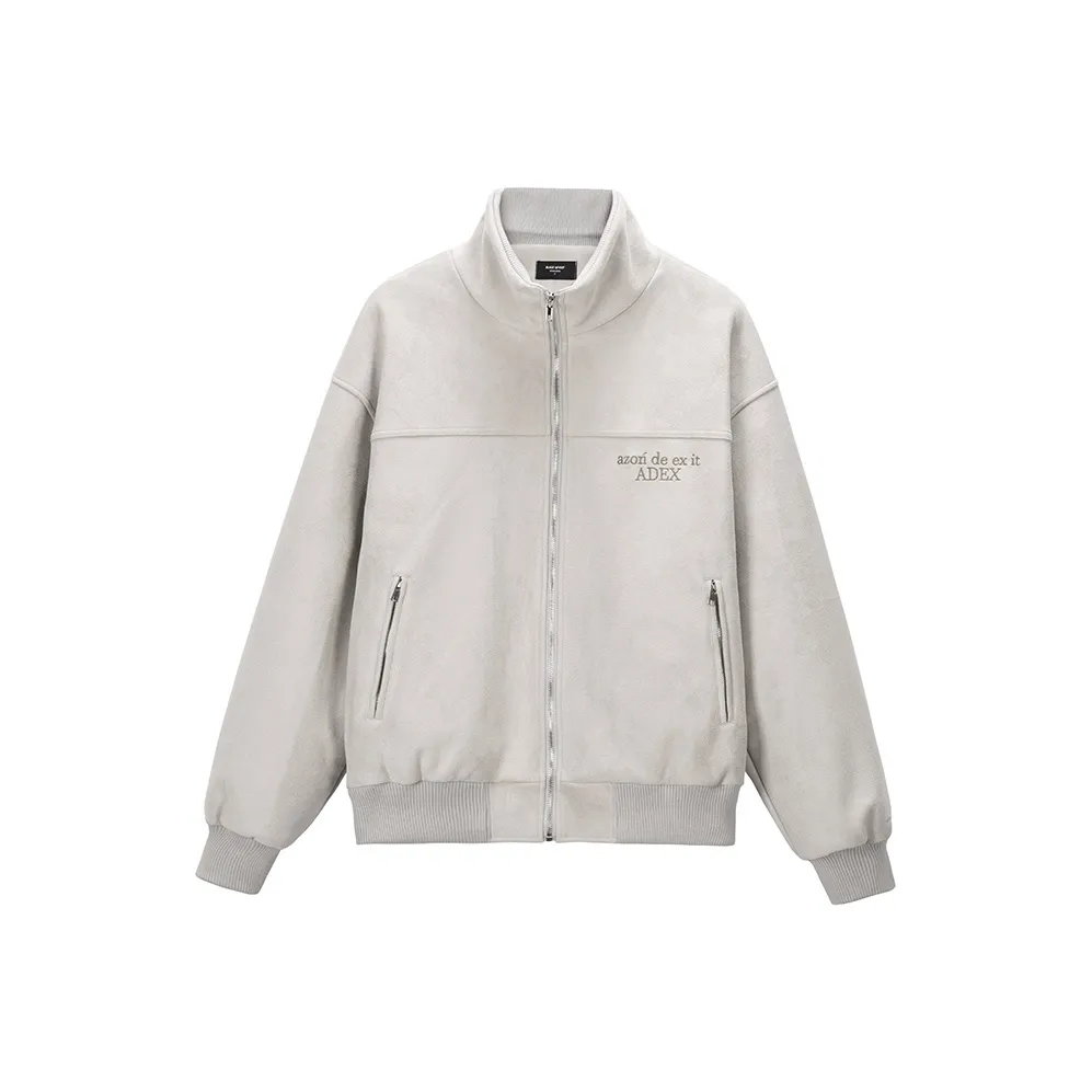 BLACK OF EXIT Jackets Unisex Light Grey, Padded