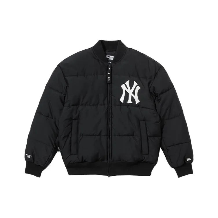 New Era Puffer Jacket Unisex Black