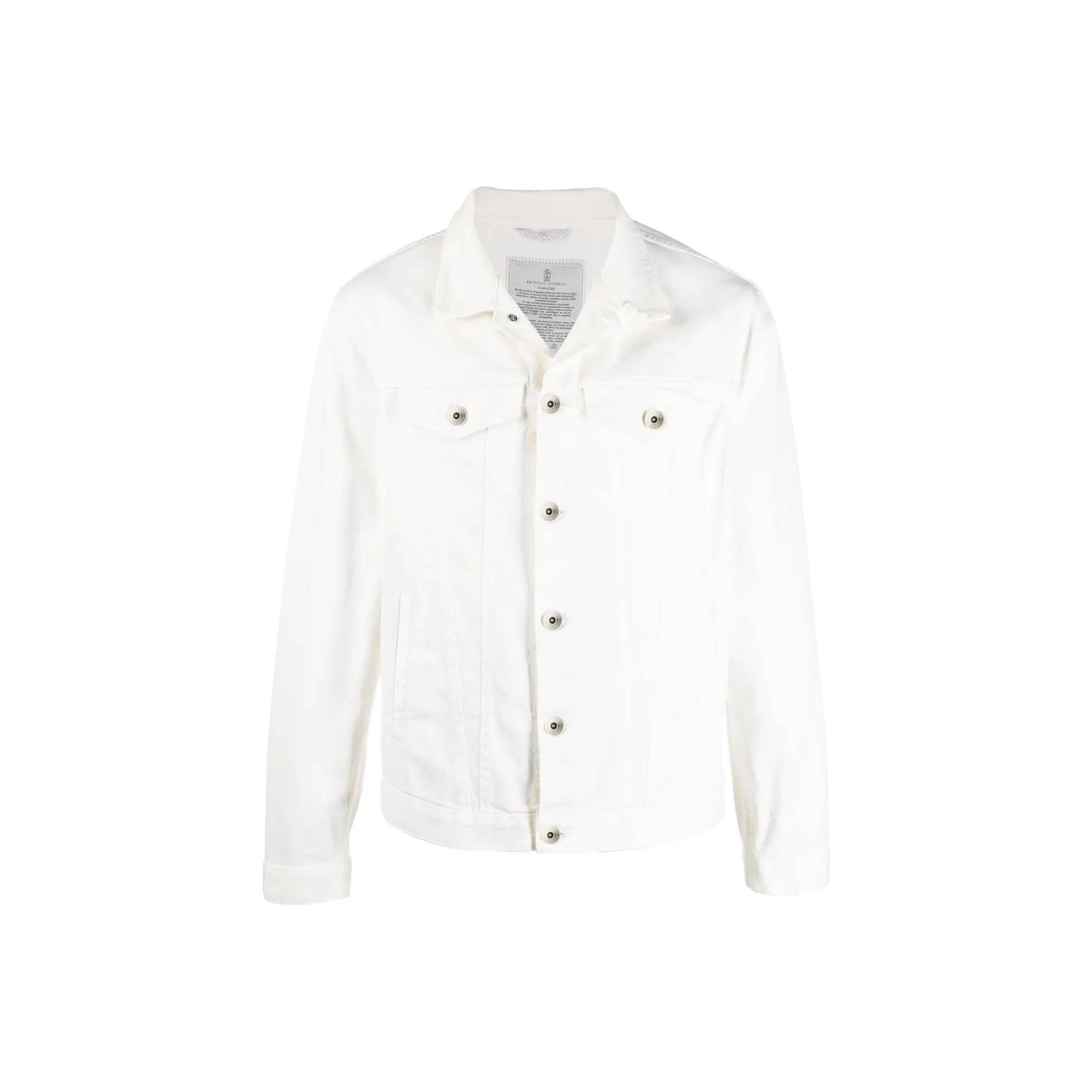 Brunello Cucinelli Denim Jackets Men's White