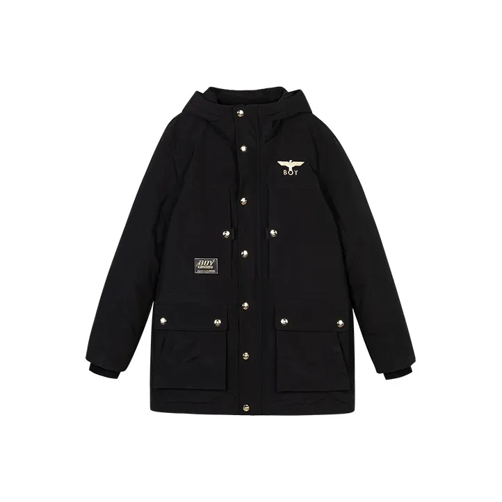 Boy London Пуховик Зимний Унисекс Черный