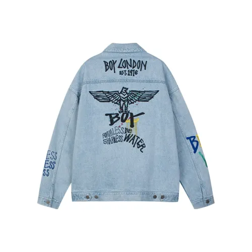 BOY LONDON Синие Унисекс Джинсовые куртки