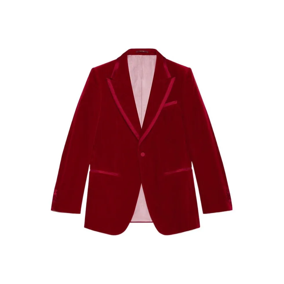 GUCCI Velvet Single breasted Blazer