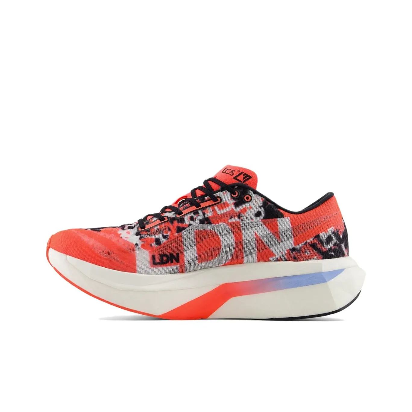 New Balance NB FuelCell SC Elite V4 Амортизация Износостойкий Низкий Топ Беговые кроссовки Мужской Красный