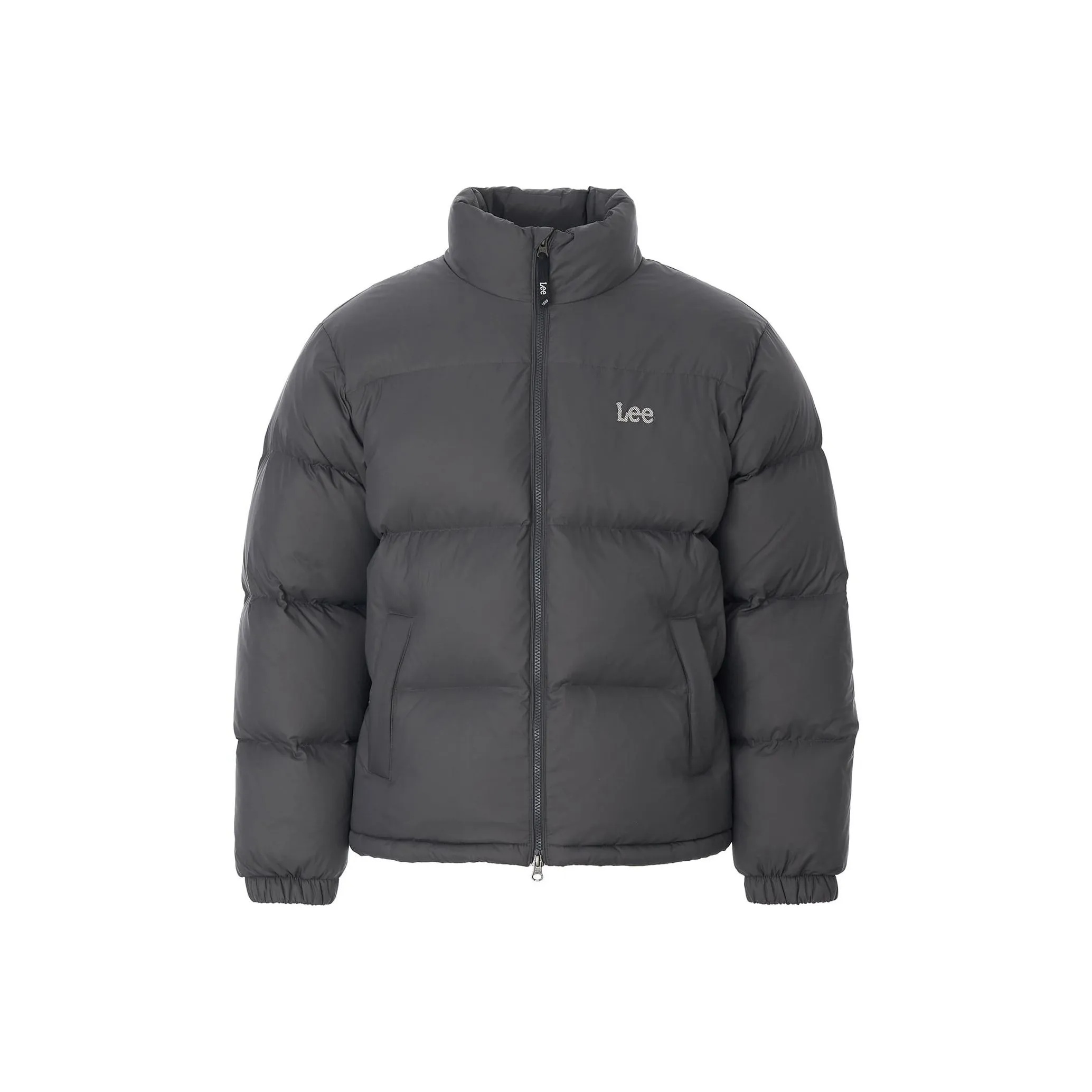 Мужская пуховая куртка Lee Co-branded модель темно-серый цвет