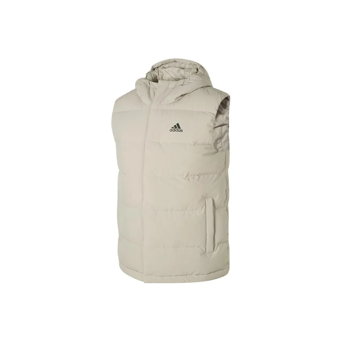 Adidas Down Vest Men's Gray