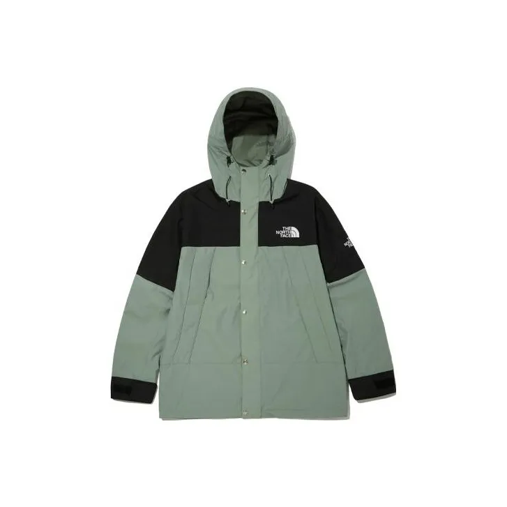 THE NORTH FACE Waterproof And Windproof Windbreaker Jacket Unisex Green