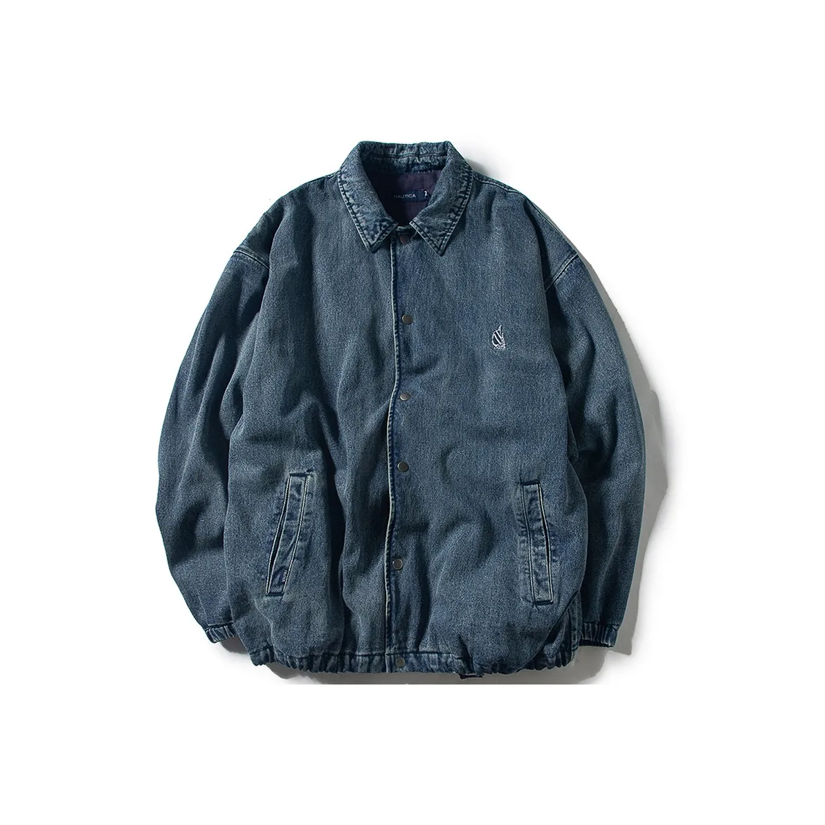 Nautica White Sail Denim Jacket Unisex