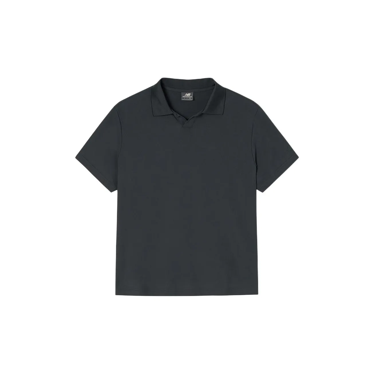 New Balance FROZENSEMI OVER FIT OPEN CARAT Polo Shirt Men's 60 Charcoal