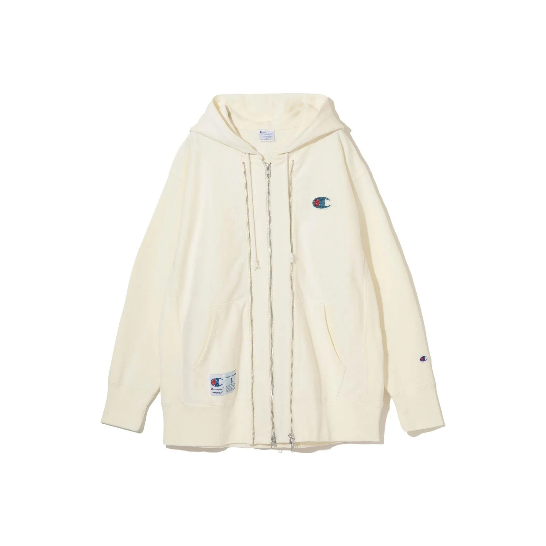 panelled puffer jacket