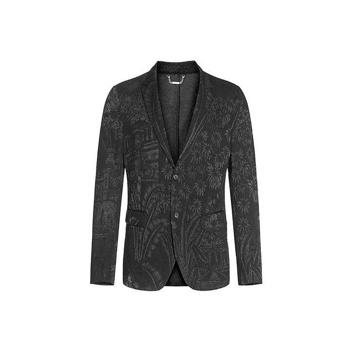 DAVID NAMAN Business Suits Men's Black