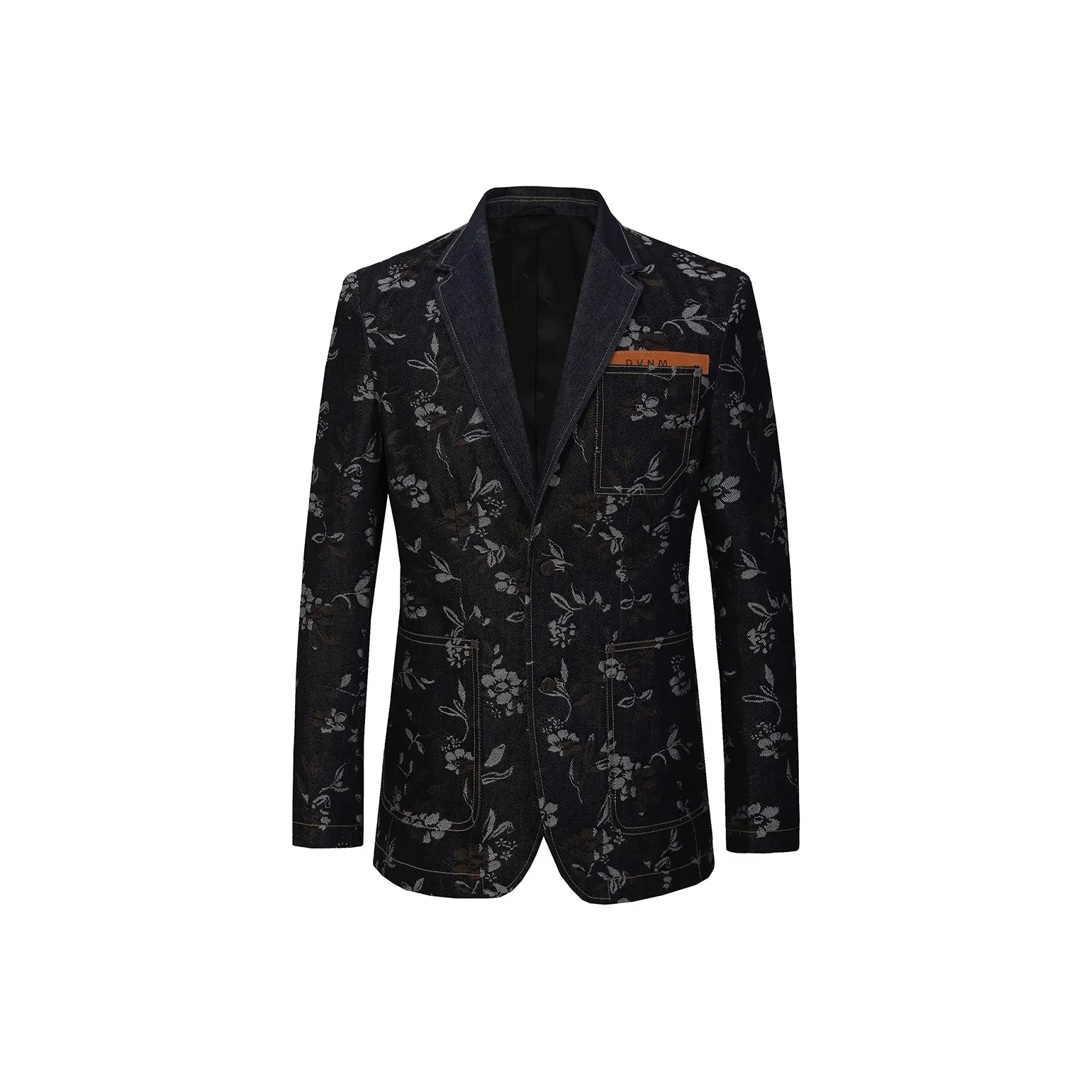 DAVID NAMAN Business Suits Men Dark Brown