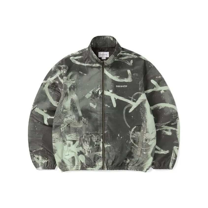 Thisisneverthat INTL. Команда Куртка Куртки Пальто Мужской Серый