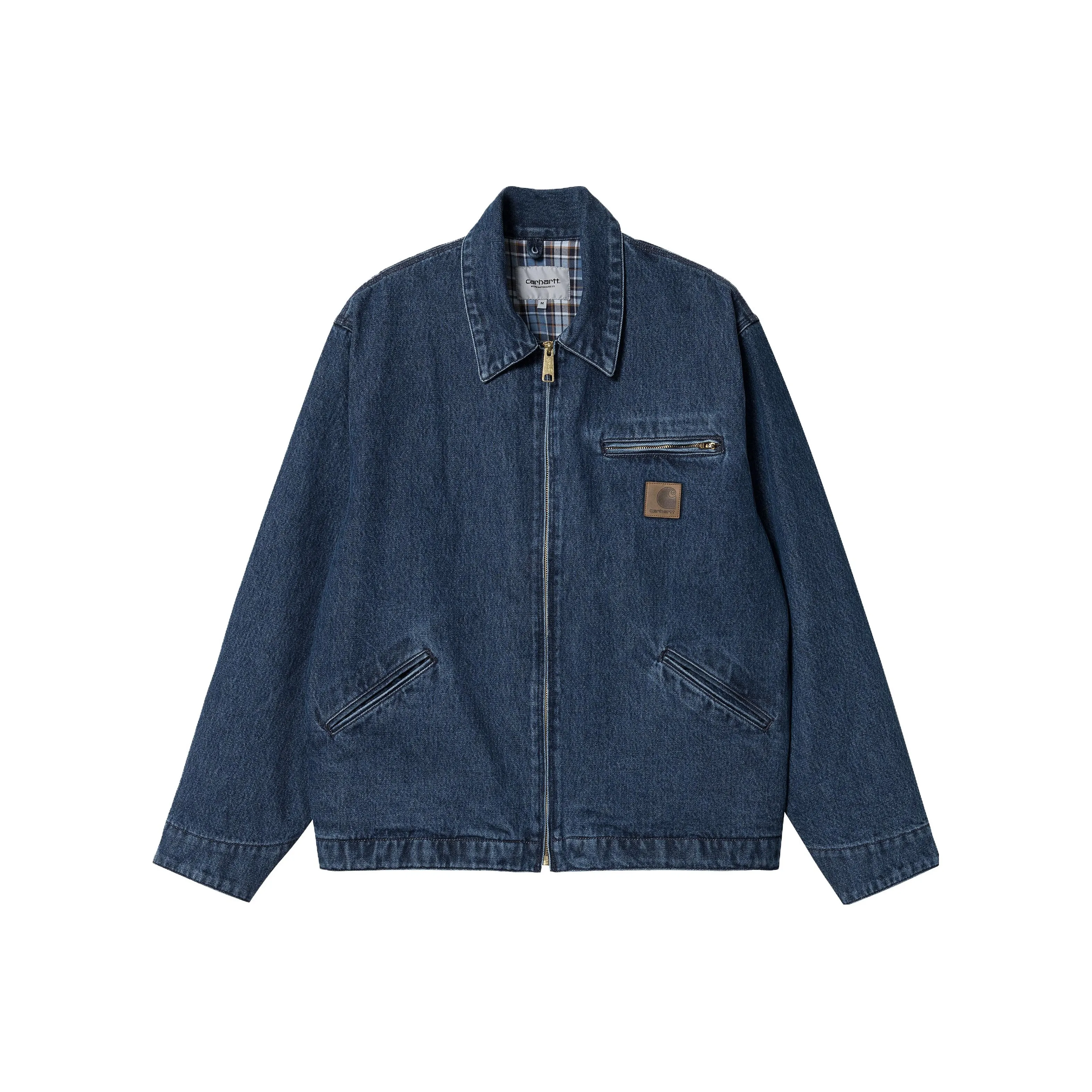 Carhartt WIP Denim Куртка Мужская Выстиранная Синяя