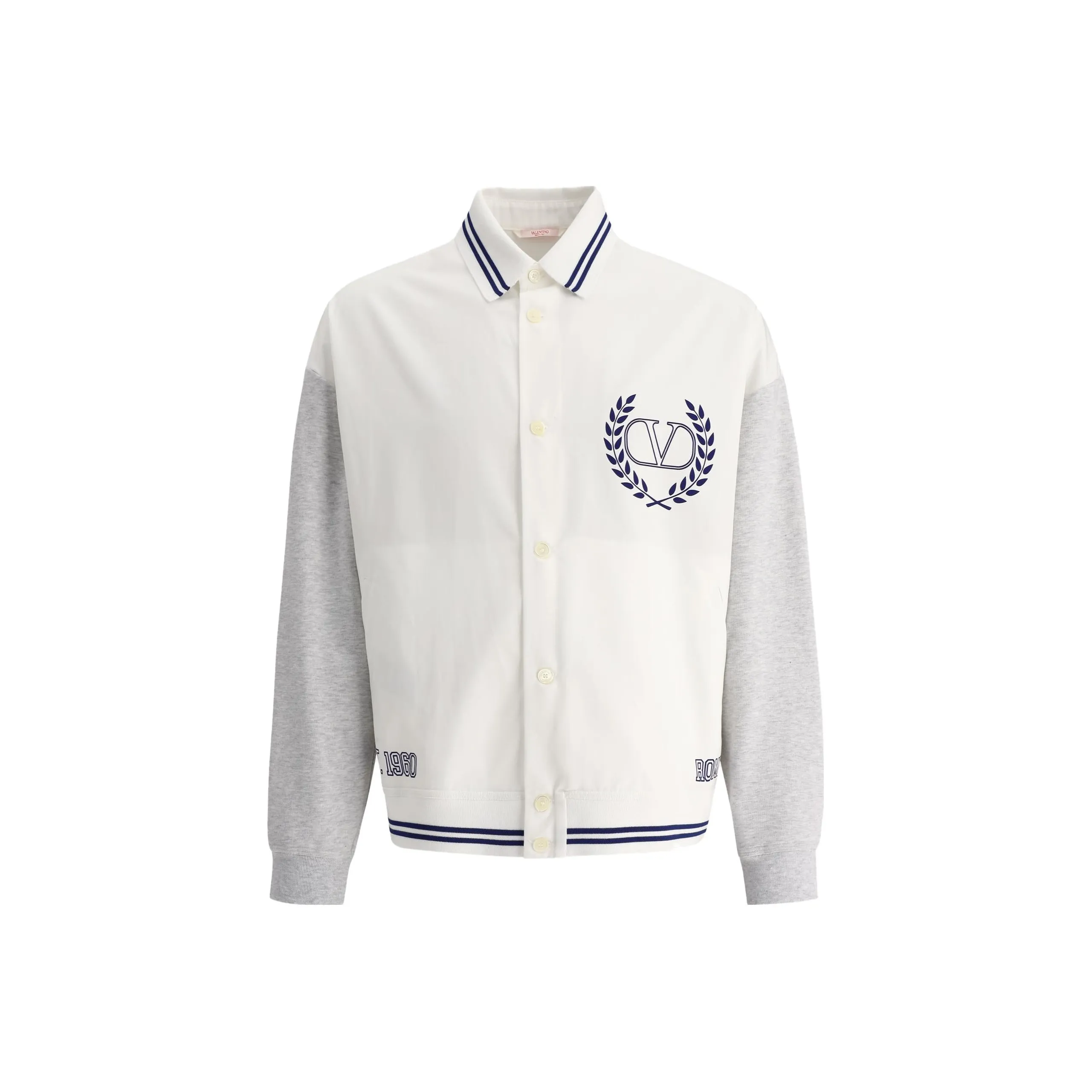 Valentino Logo Printed Long Sleeved Jacket
