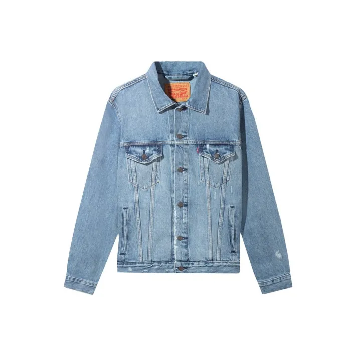 Levi's Denim Jacket Unisex Blue Леви's Деним Куртка Унисекс Синий