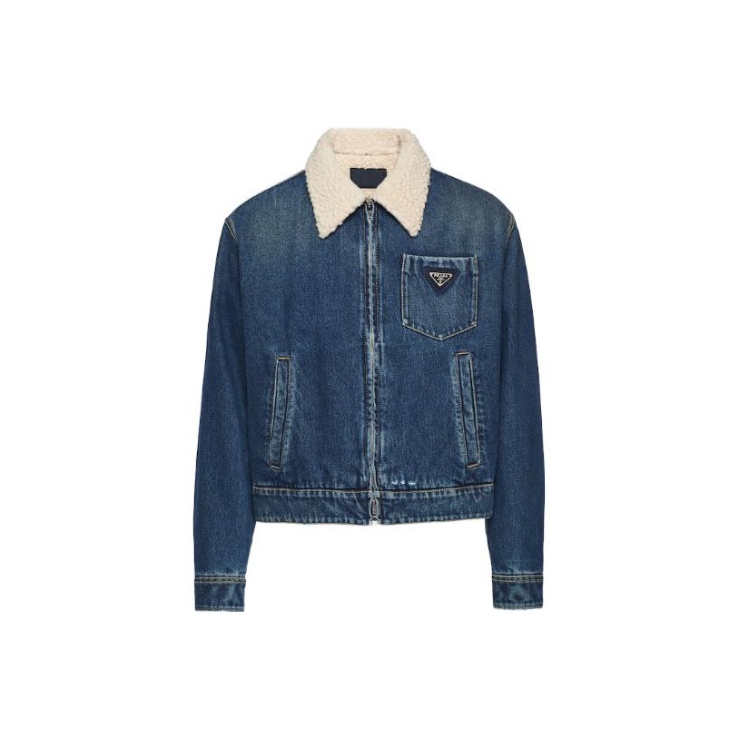 ジャケット・アウター prada 24ss single breast denim jacket 46 prada 24ss single breast denim jacket 46 Top 5 PRADA Denim Jackets
