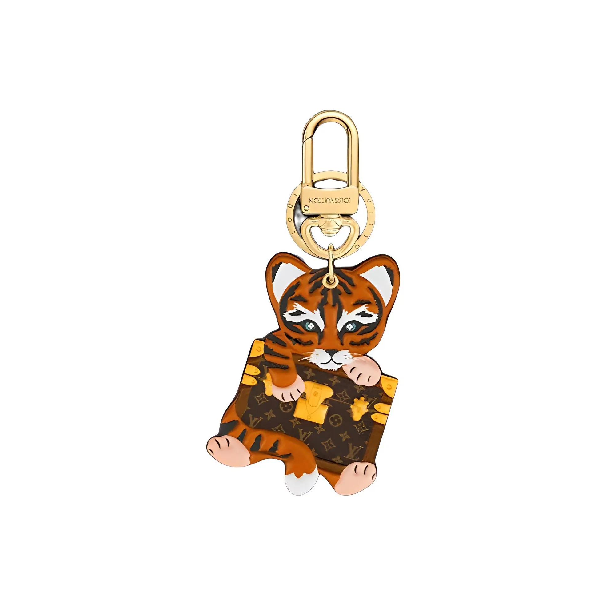 LOUIS VUITTON Precious Tiger Bag Charm Key Holder