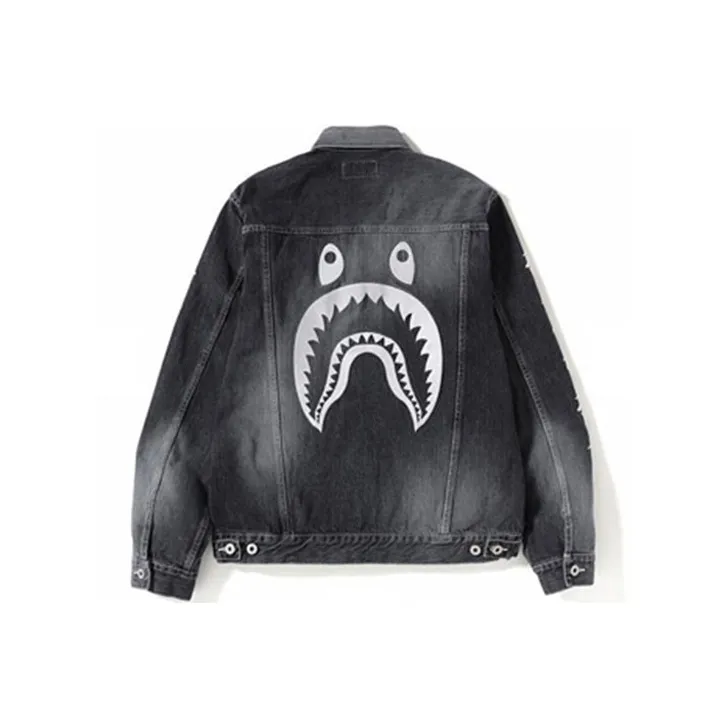 A BATHING APE Shark Denim Jacket