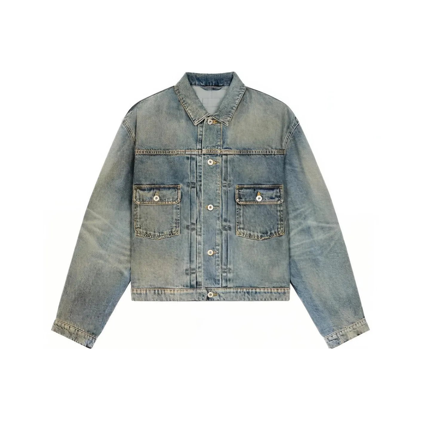 KENZO Button Up Denim Trucker Jacket