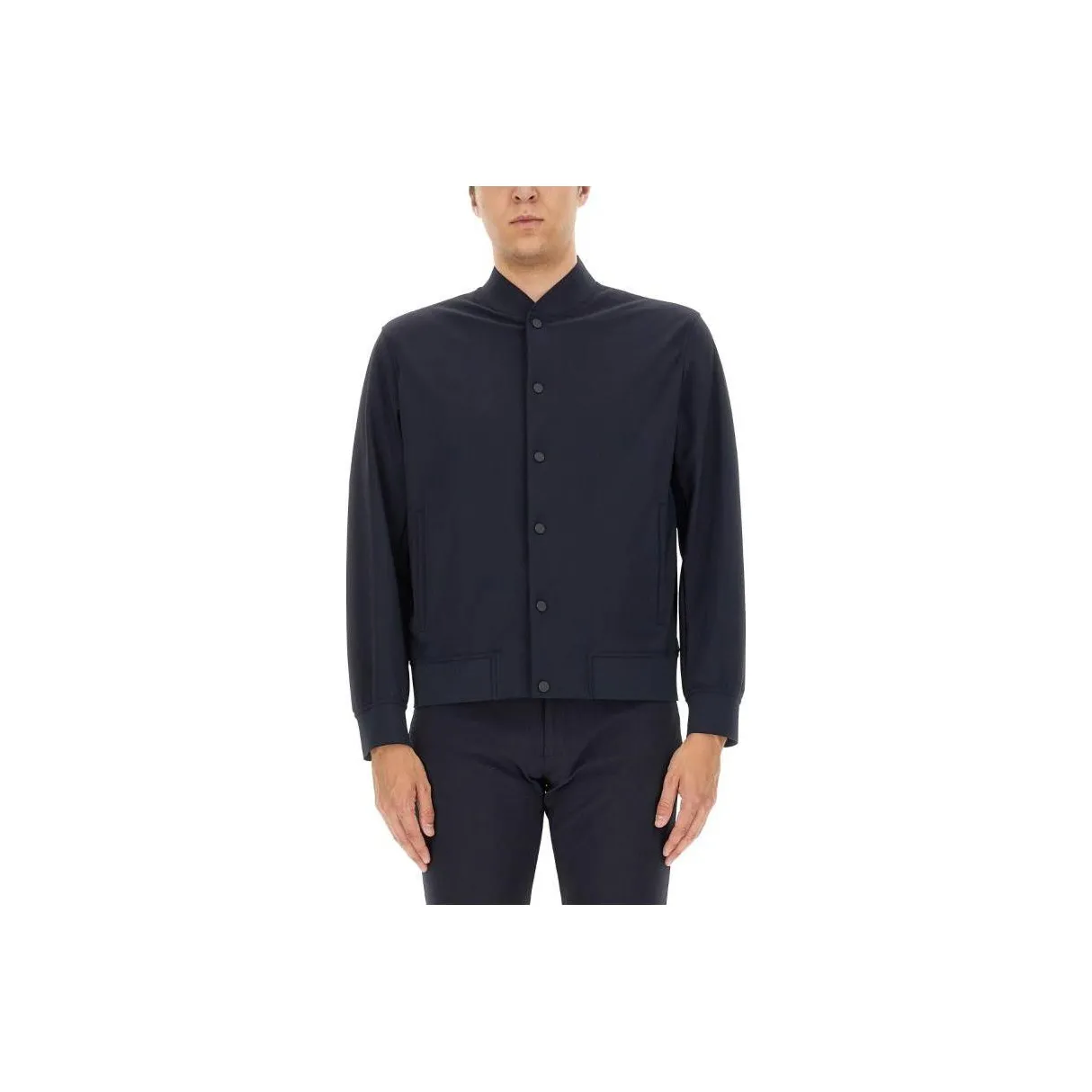 THEORY Murphy Long Sleeved Bomber Jacket