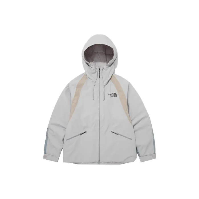THE NORTH FACE SLOPE Waterproof And Windproof Windbreaker Jacket Unisex Gray White