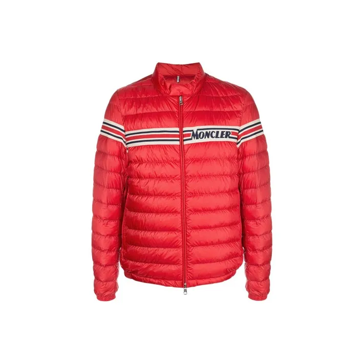 Moncler Down Jackets Men's Bright Red