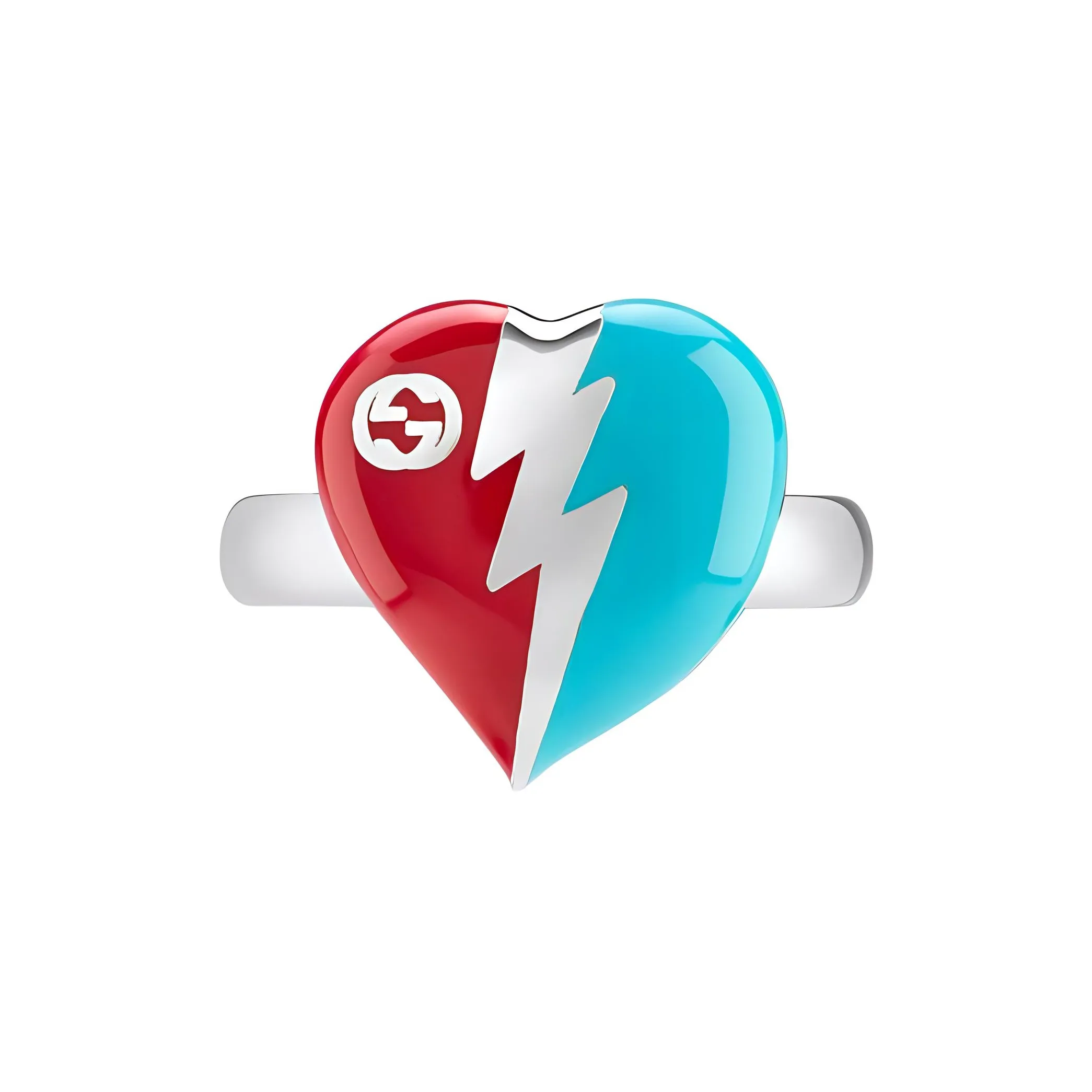 GUCCI Interlocking Металл Смола Кольца Унисекс