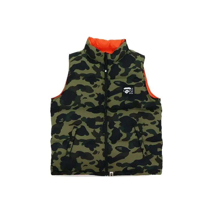 A BATHING APE 1st Camo Reversible Down Vest FW21