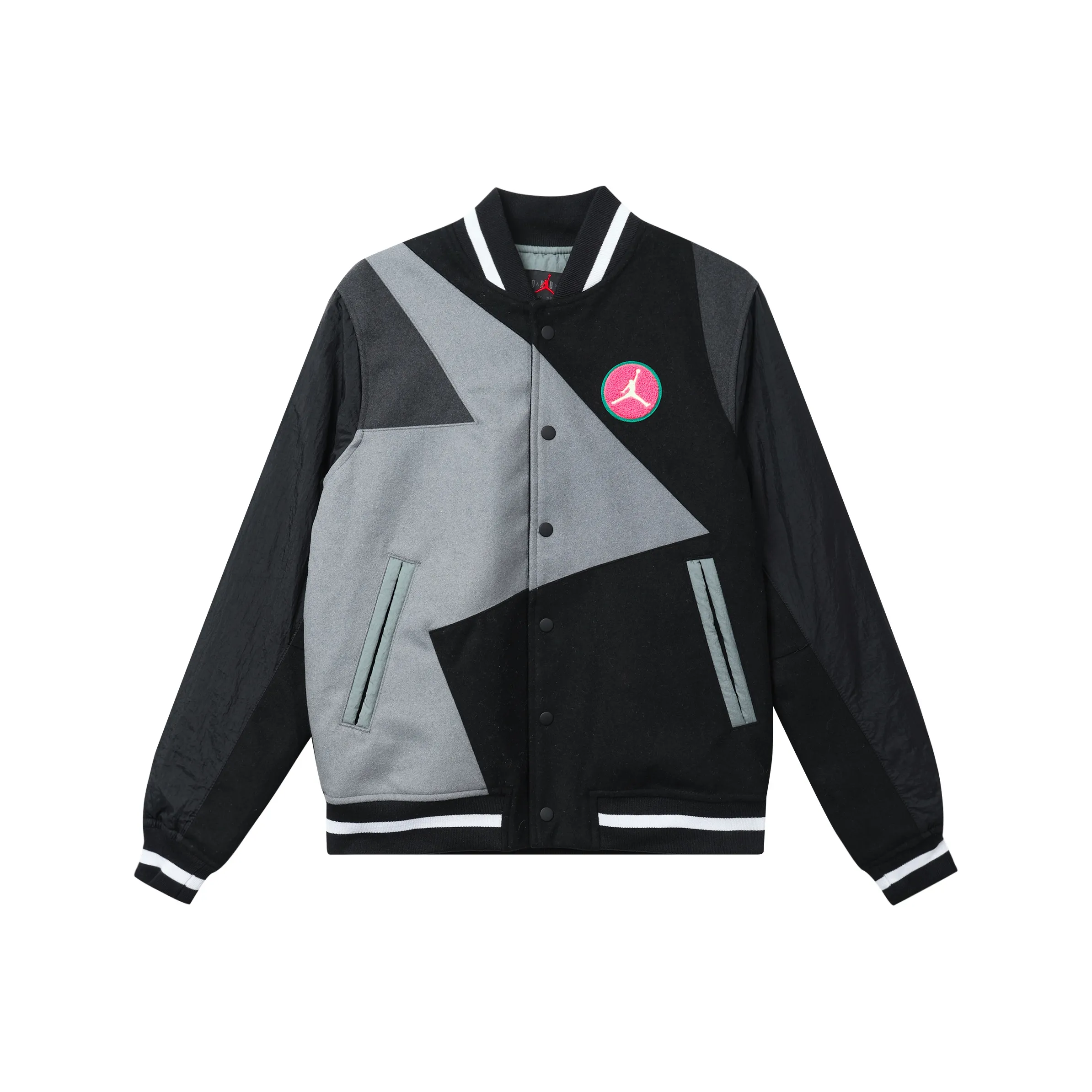 Джордан Хлопковый пуховик Мужской Черный