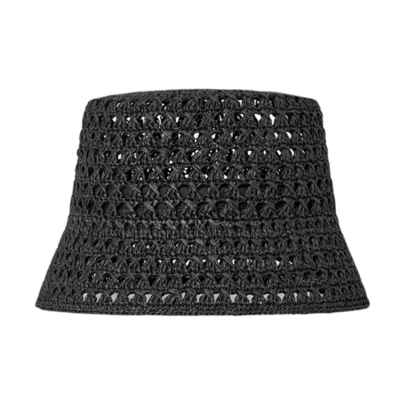 COS Папирус Шляпы ведра Женские Черный