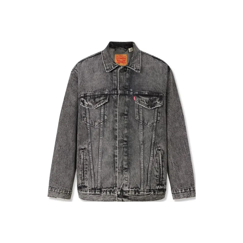 Levis Denim vermelho jackets Men Gray