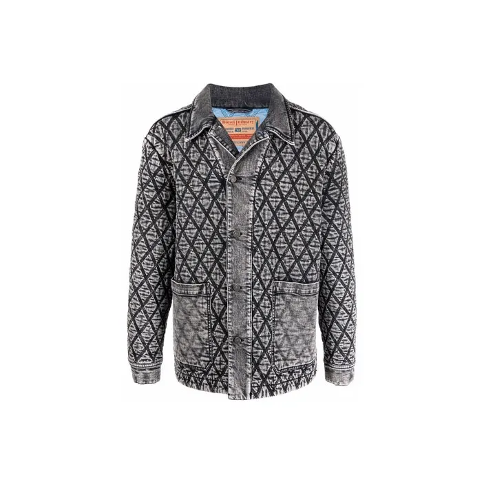 DIESEL Черные Мужские Джинсовые Куртки