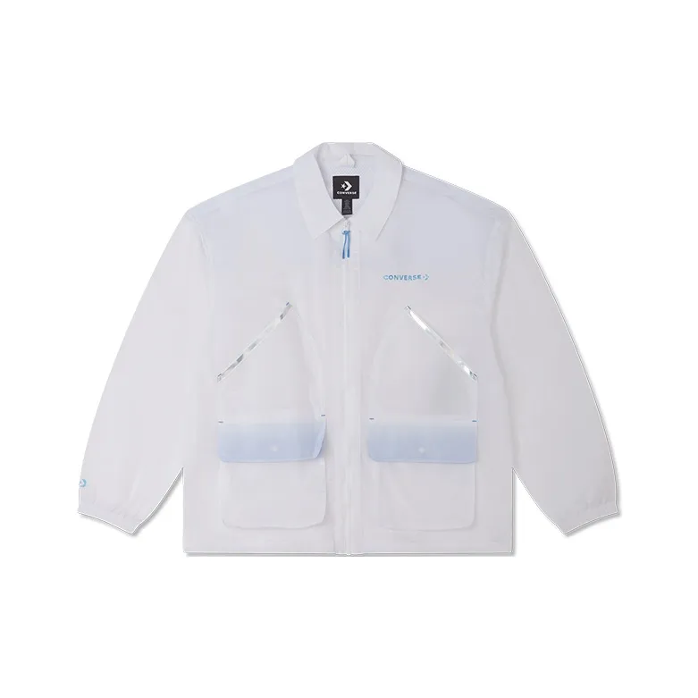 Конверс Белый Мужская Куртка