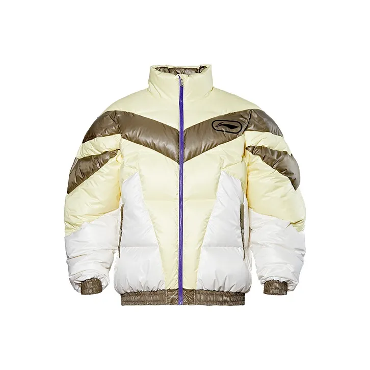 LINING CBA Collection Professional Basketball Collection Пуховик Зимний Мужской Желтый