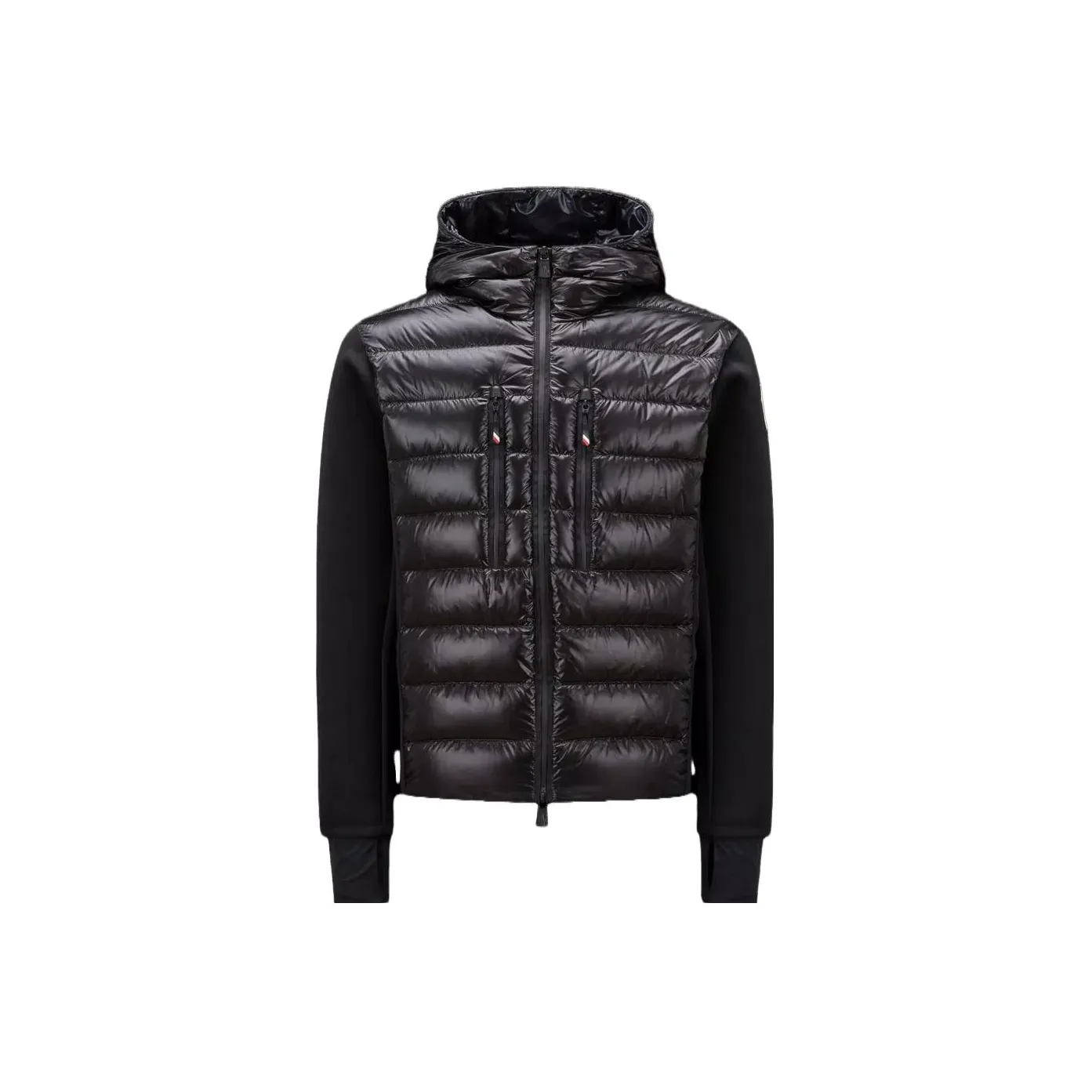 Moncler Grenoble Après Ski Knit sleeves Puffer Jacket