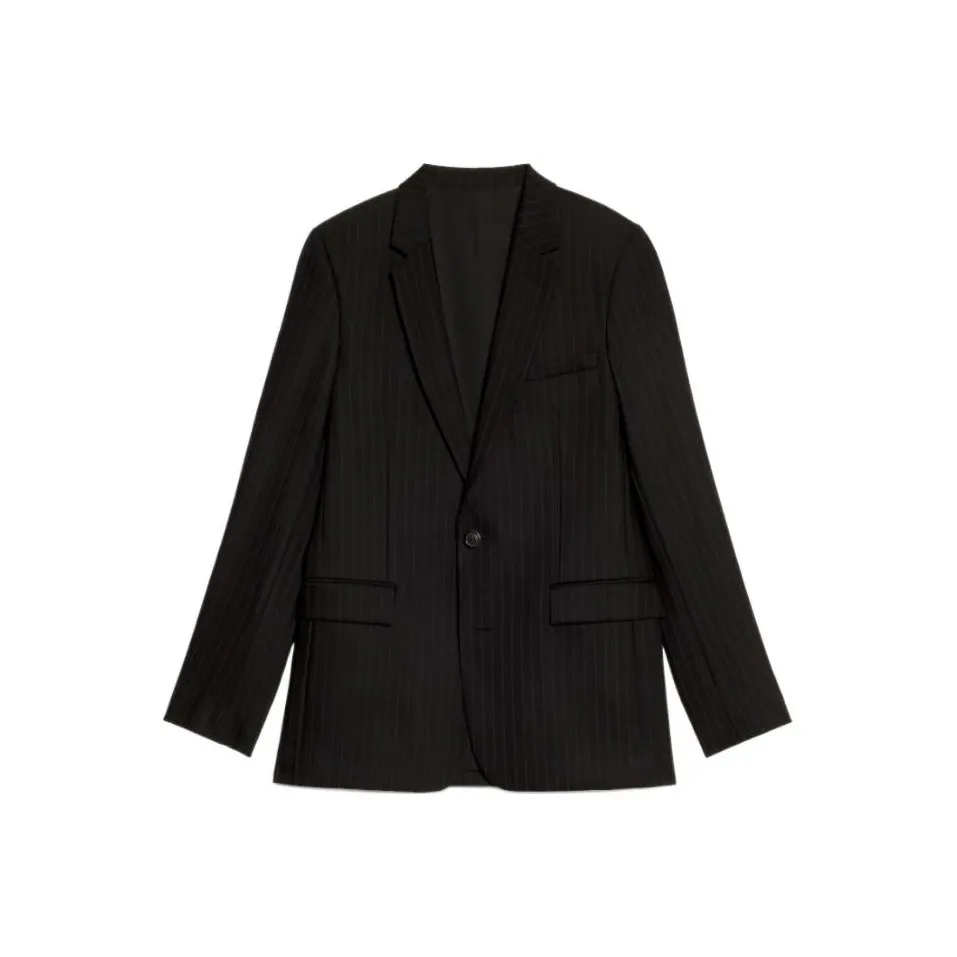 AMIPARIS Pinstripe pattern Single breasted Blazer